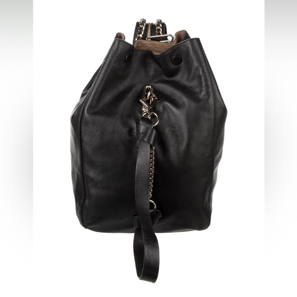 Jimmy Choo black leather backpack - Picture 3 of 11